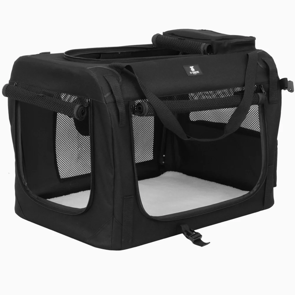NEW 3Door 24” Indoor/Outdoor Folding Soft Pet Crate